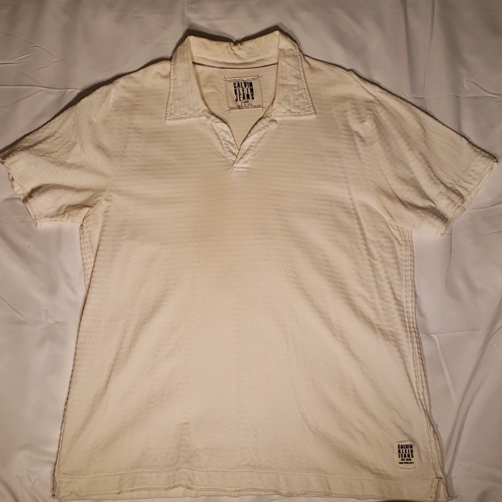 Calvin Klein Jeans Men's Polo Shirt- XL